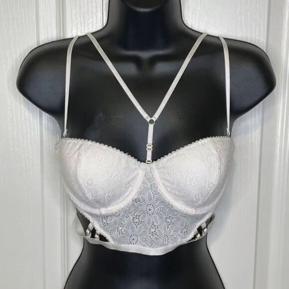 NWOT Victoria Secret Bustier Strappy Bra - Picture 1 of 5